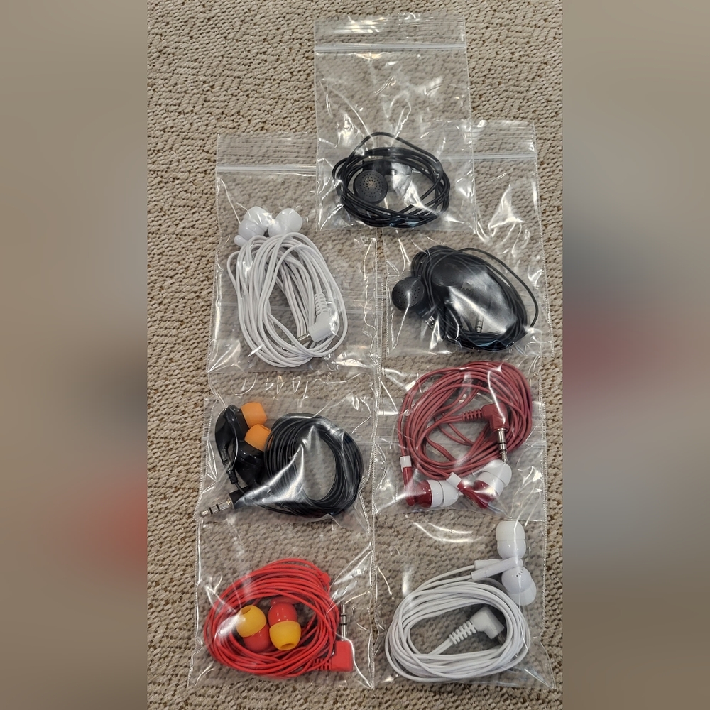 6+1 in-ear wired head phones
